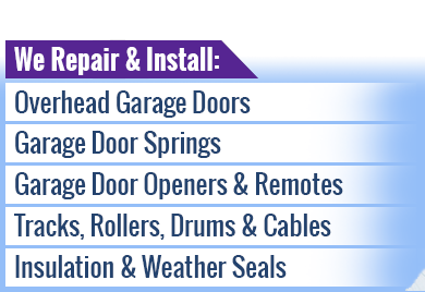 GDS will repair and install all manner of garage doors